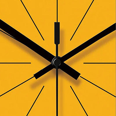 HourNest – Oslo Orange Wanduhr