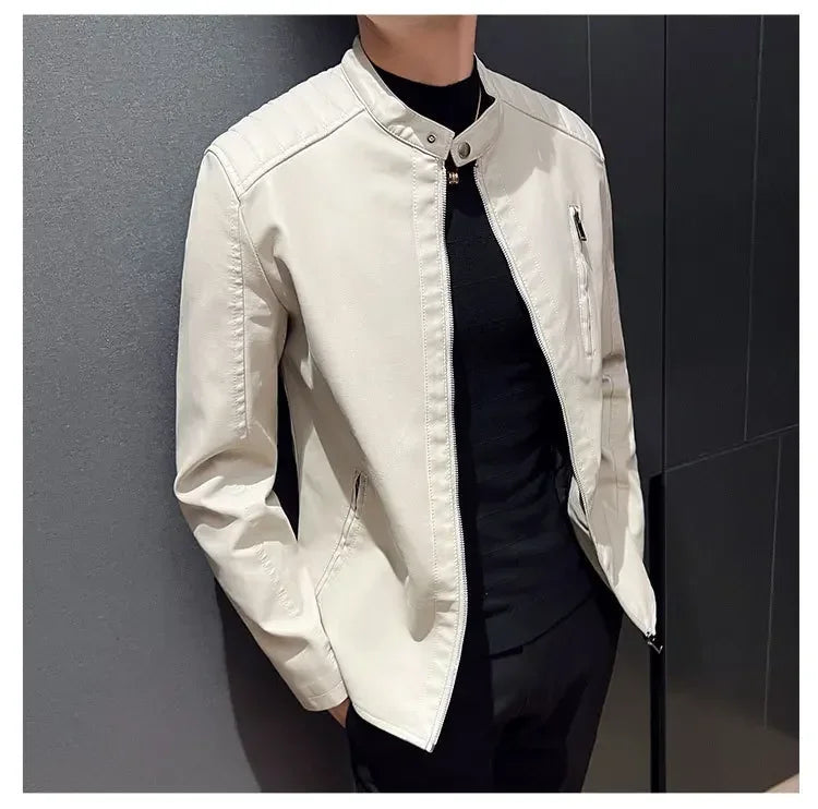 Elegante Lederjacke