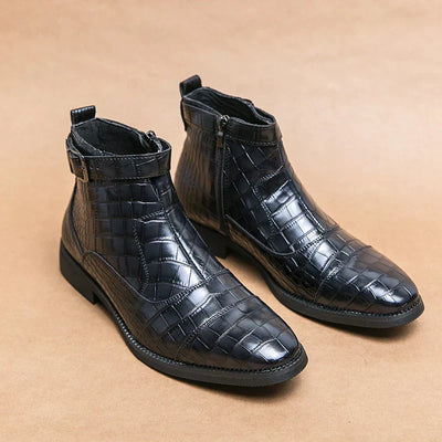 Baron™ | Lederstiefel mit Schnalle