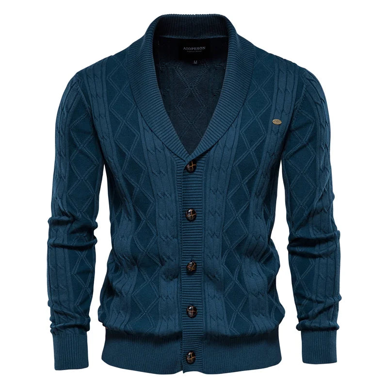 HUNZIKER | Herren Cardigan mit Knopfverschluss