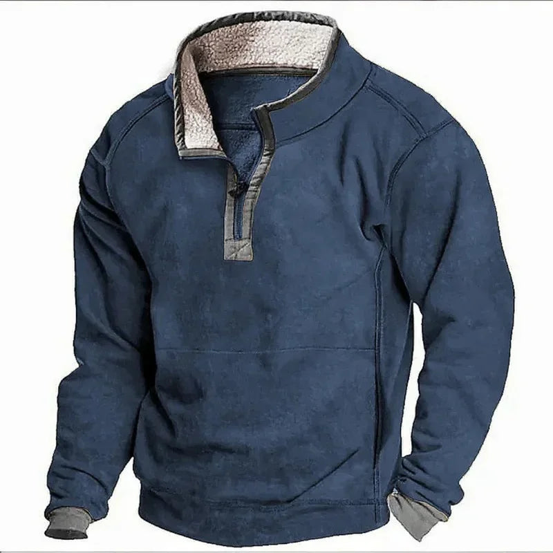 Farley – Fleecegefütterter Pullover Mit Reißverschluss