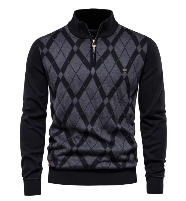HUNZIKER | Herren Halb-Zip Pullover