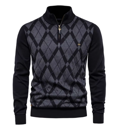 HUNZIKER | Herren Halb-Zip Pullover