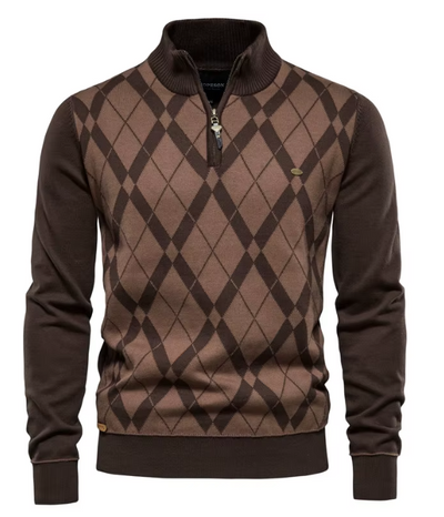 HUNZIKER | Herren Halb-Zip Pullover