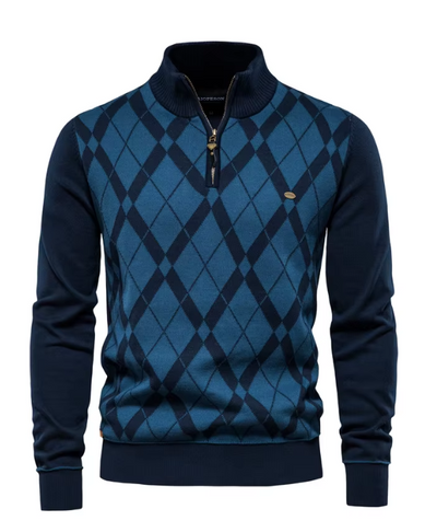 HUNZIKER | Herren Halb-Zip Pullover