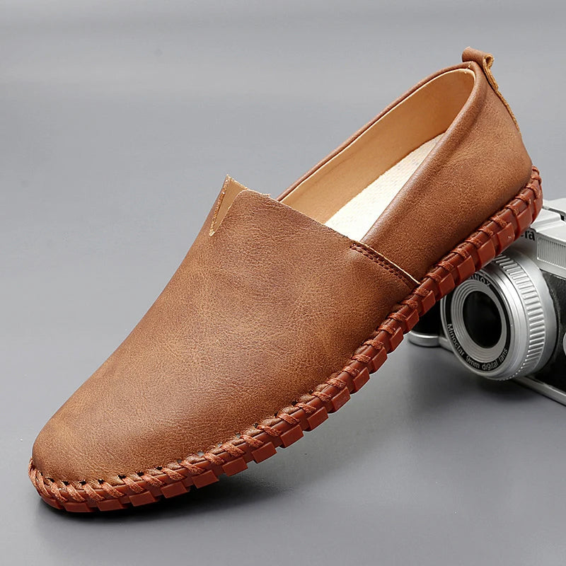 Santorini Leder Slipper