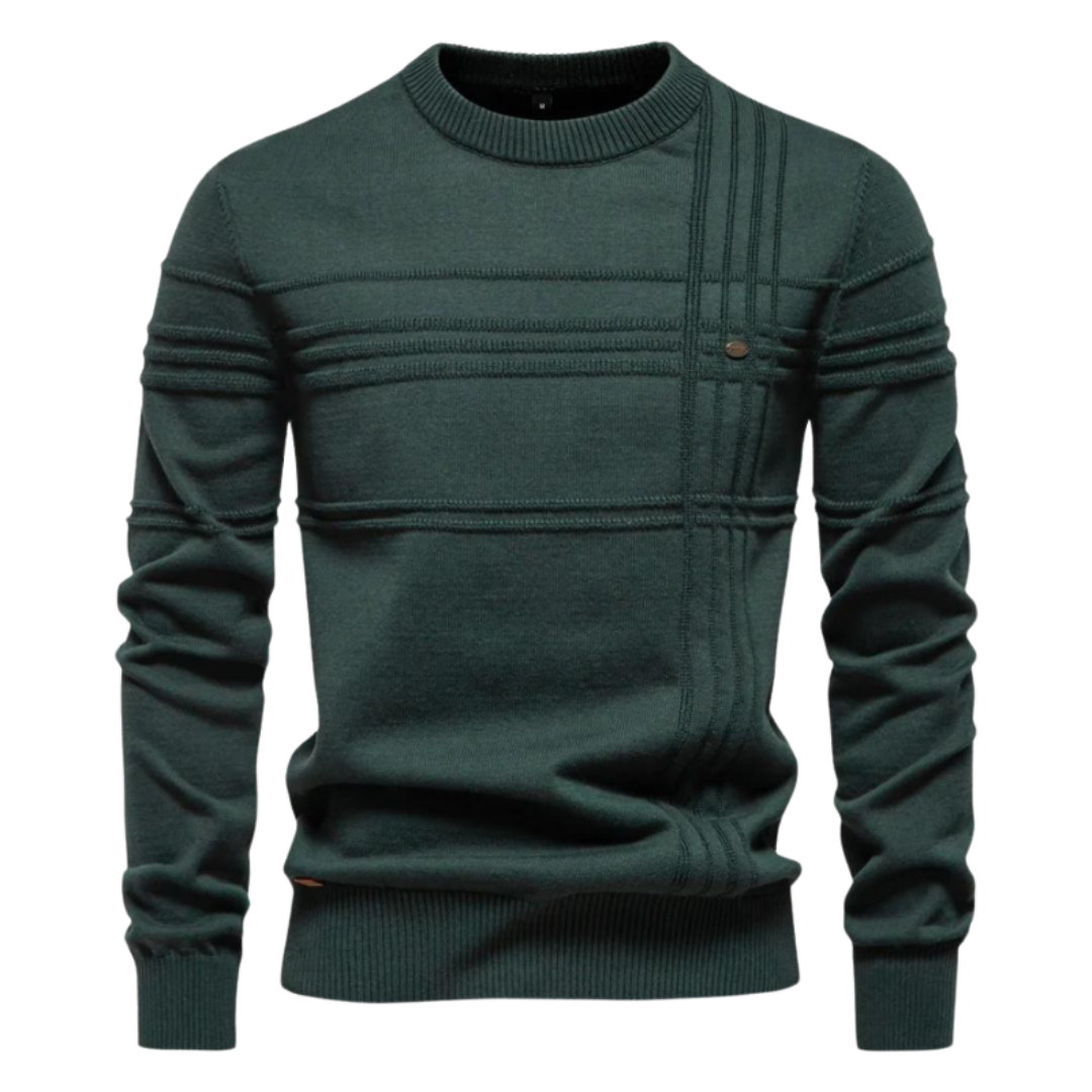 HUNZIKER | Stilvoller Herrenpullover mit Karodesign