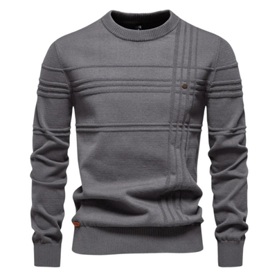 HUNZIKER | Stilvoller Herrenpullover mit Karodesign