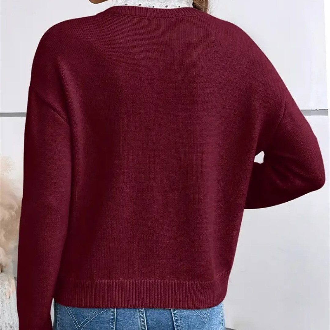 Léonie™ Elegantes Langarmshirt