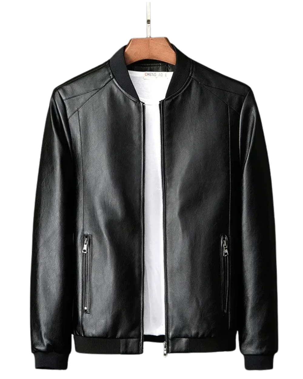 Leder Bikerjacke