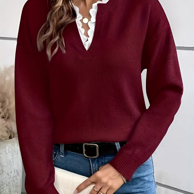 Léonie™ Elegantes Langarmshirt