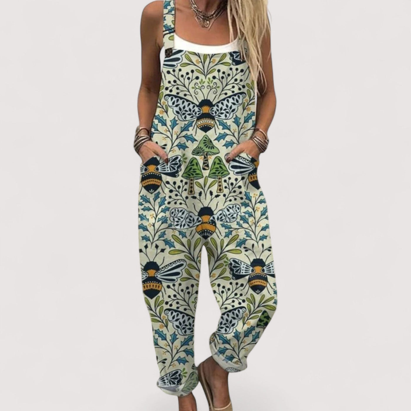 Melanie™ | Künstlerischer Overall-Jumpsuit