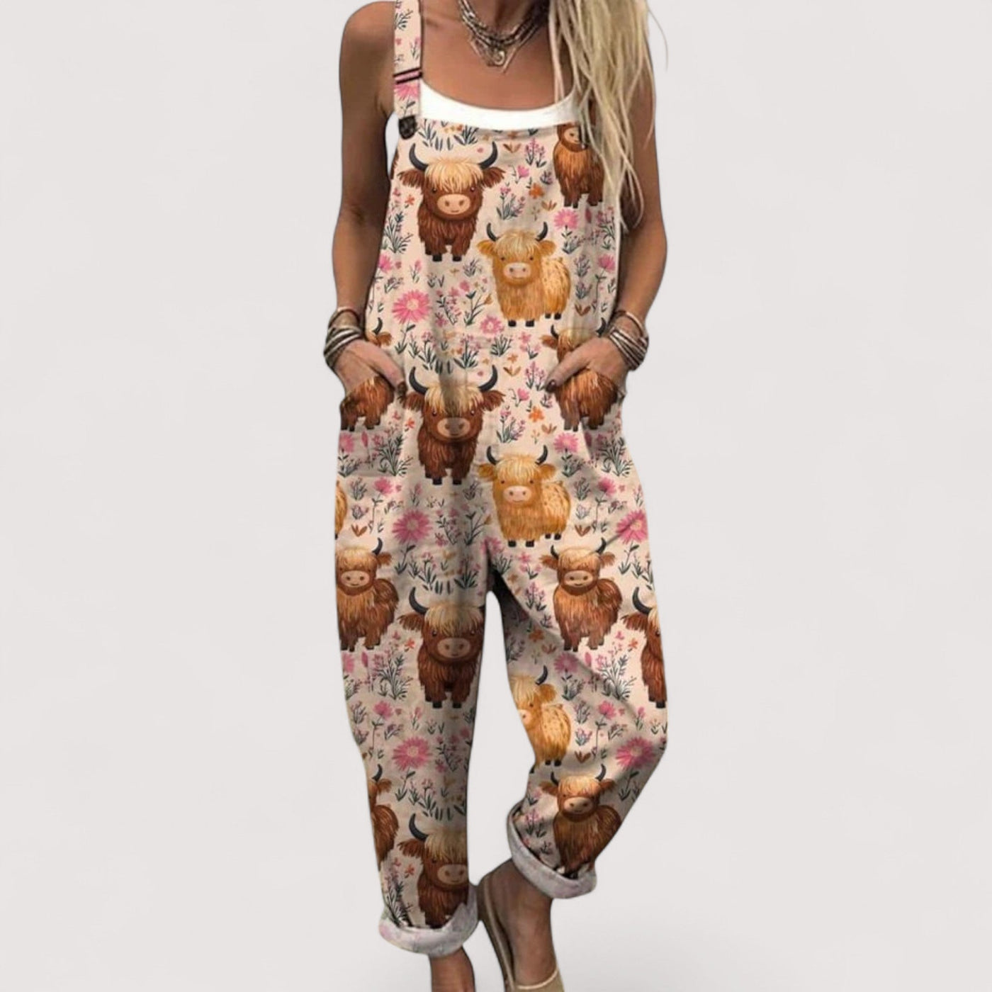 Melanie™ | Künstlerischer Overall-Jumpsuit