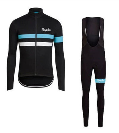 Rapha Winter Fahrradbekleidung Set | Atmungsaktiv & Schnell trocknend (langes Set)