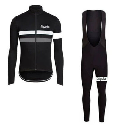 Rapha Winter Fahrradbekleidung Set | Atmungsaktiv & Schnell trocknend (langes Set)