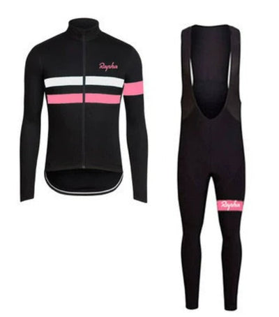Rapha Winter Fahrradbekleidung Set | Atmungsaktiv & Schnell trocknend (langes Set)