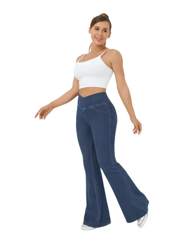 HERBERGER | Damen Jeans mit ausgestelltem Bein und bequemem Sitz