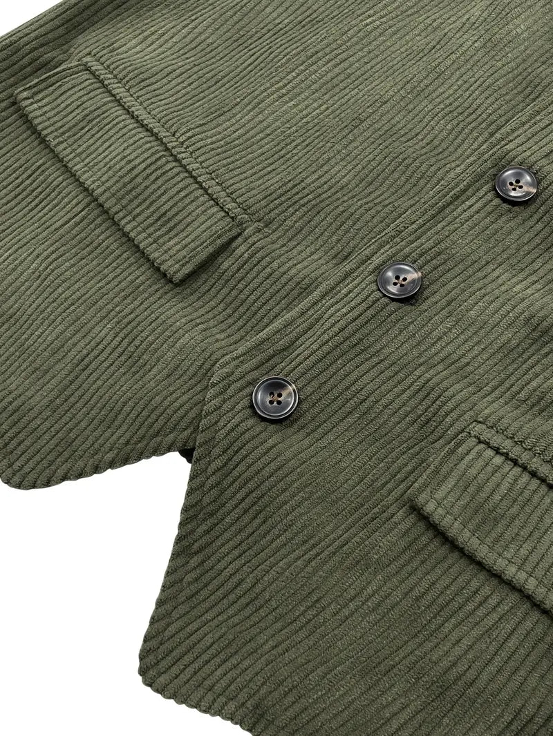 Fergus - Elegantes Weste aus Rippvelours