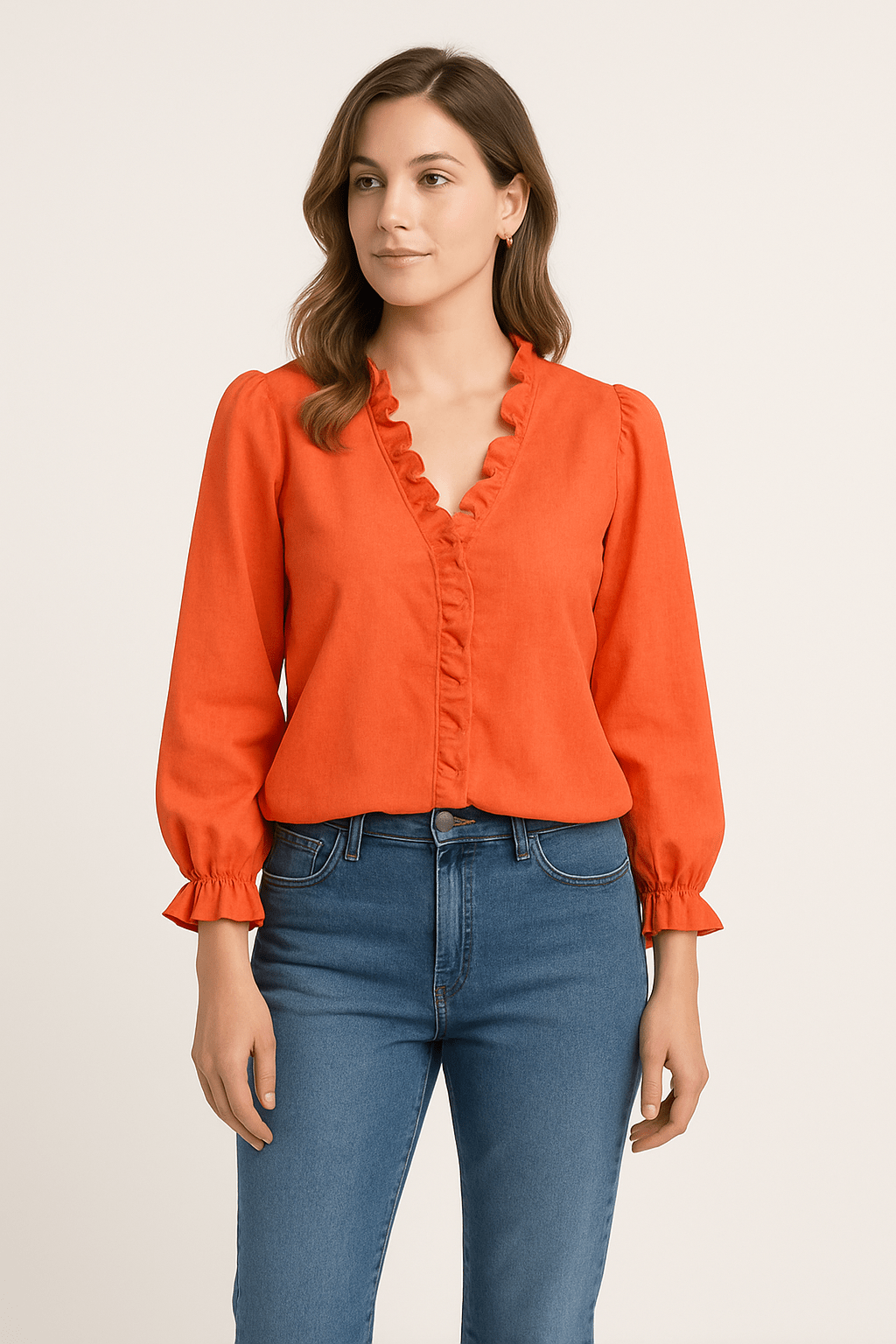 HERBERGER | Damen Chic Bluse mit elastischem Material luftig & leicht