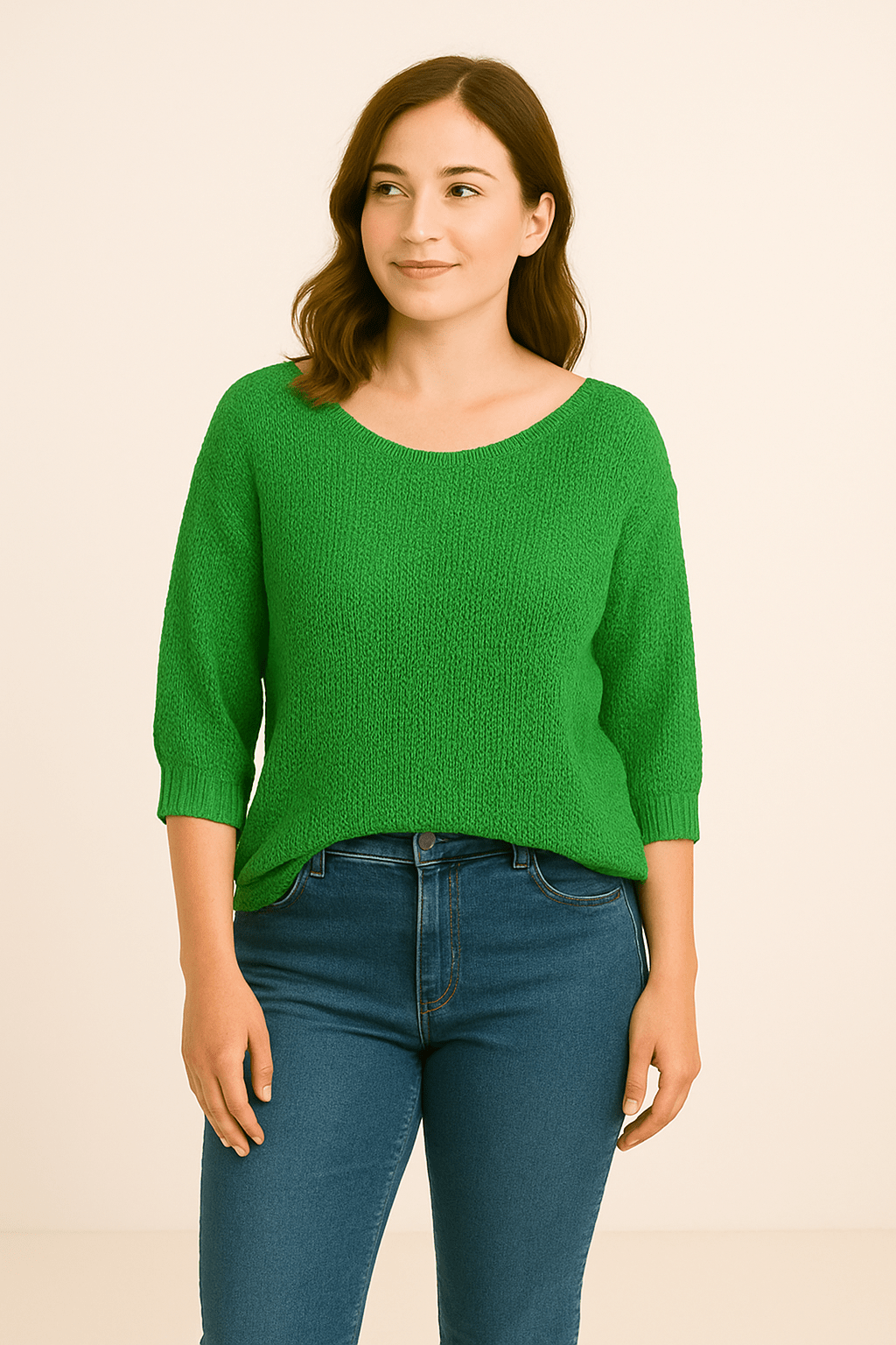 HERBERGER | Damen Pullover mit Rundhalsausschnitt