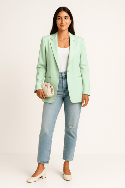 HERBERGER | Damen Büro Blazer oversized mit klarer Silhouette