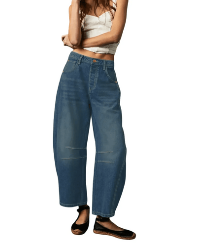 HERBERGER | Damen Jeans mit lockerer Passform und atmungsaktivem Stoff für Sommer & Freizeit