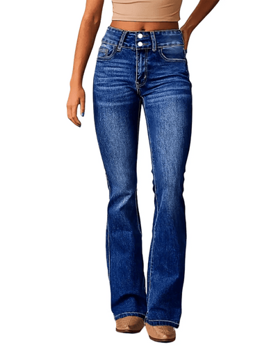 HERBERGER | Damen Hose mit weitem Bein im Retro-Stil für Arbeit & Freizeit