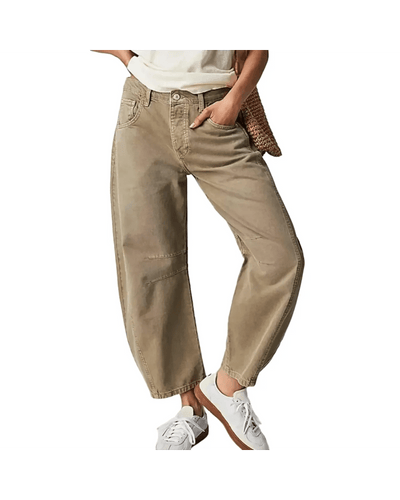 HERBERGER | Damen Jeans mit weitem Bein und klarer Silhouette Büro & Freizeit