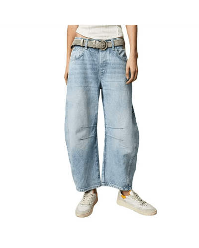 HERBERGER | Damen Jeans mit weitem Bein und klarer Silhouette Büro & Freizeit