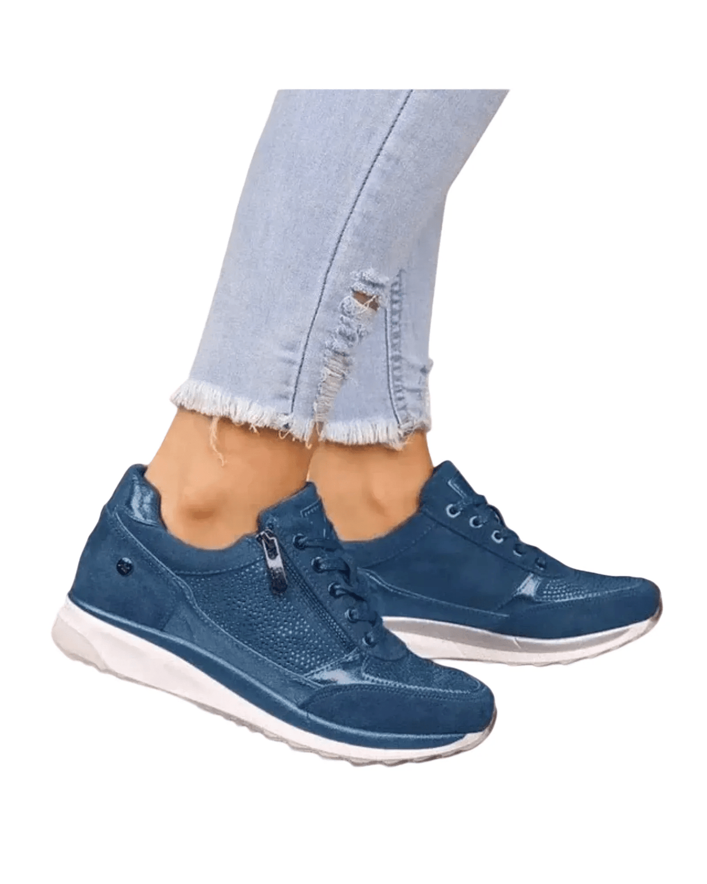 HERBERGER | Damen Sneaker mit Reißverschluss für Freizeit & Arbeit