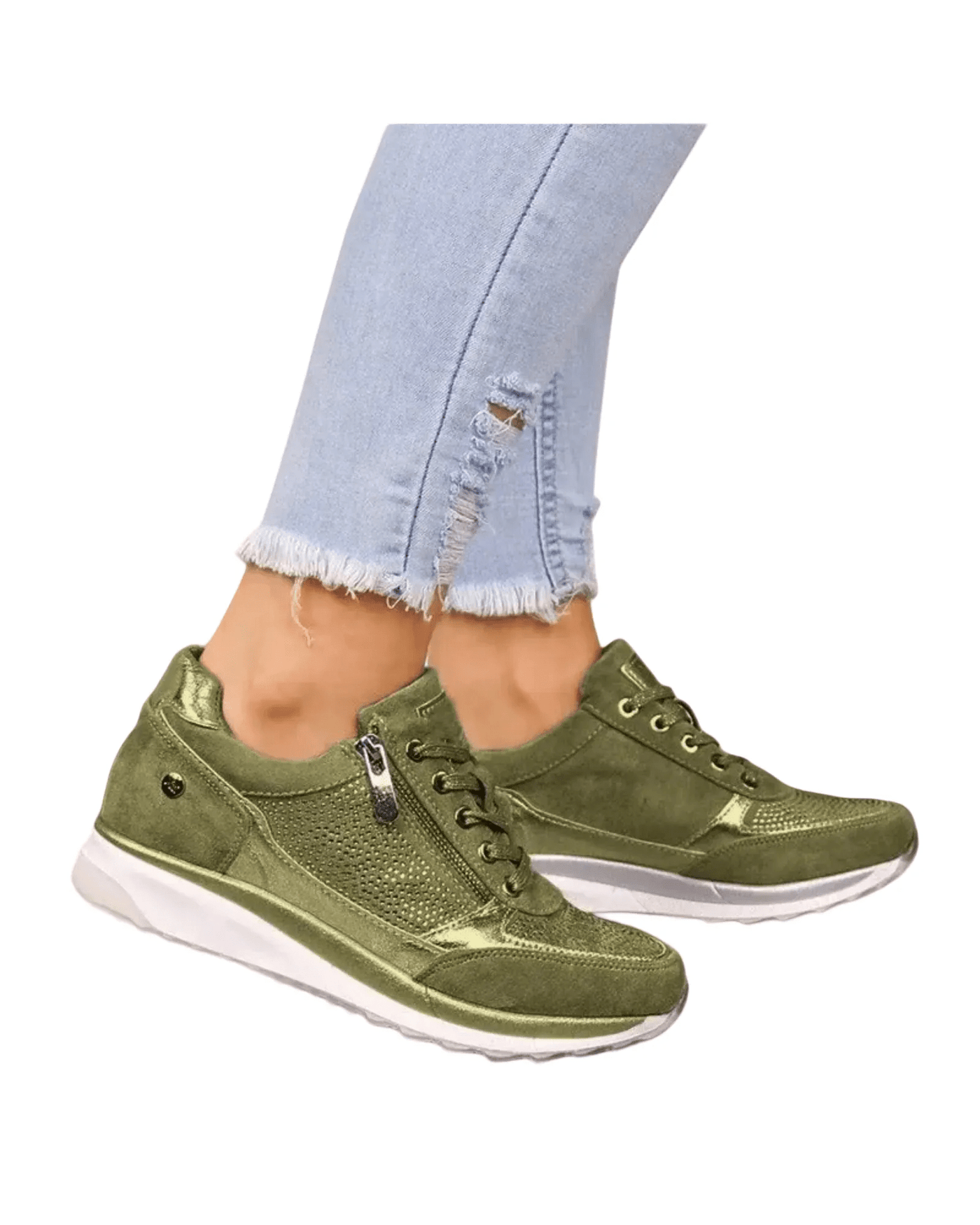 HERBERGER | Damen Sneaker mit Reißverschluss für Freizeit & Arbeit