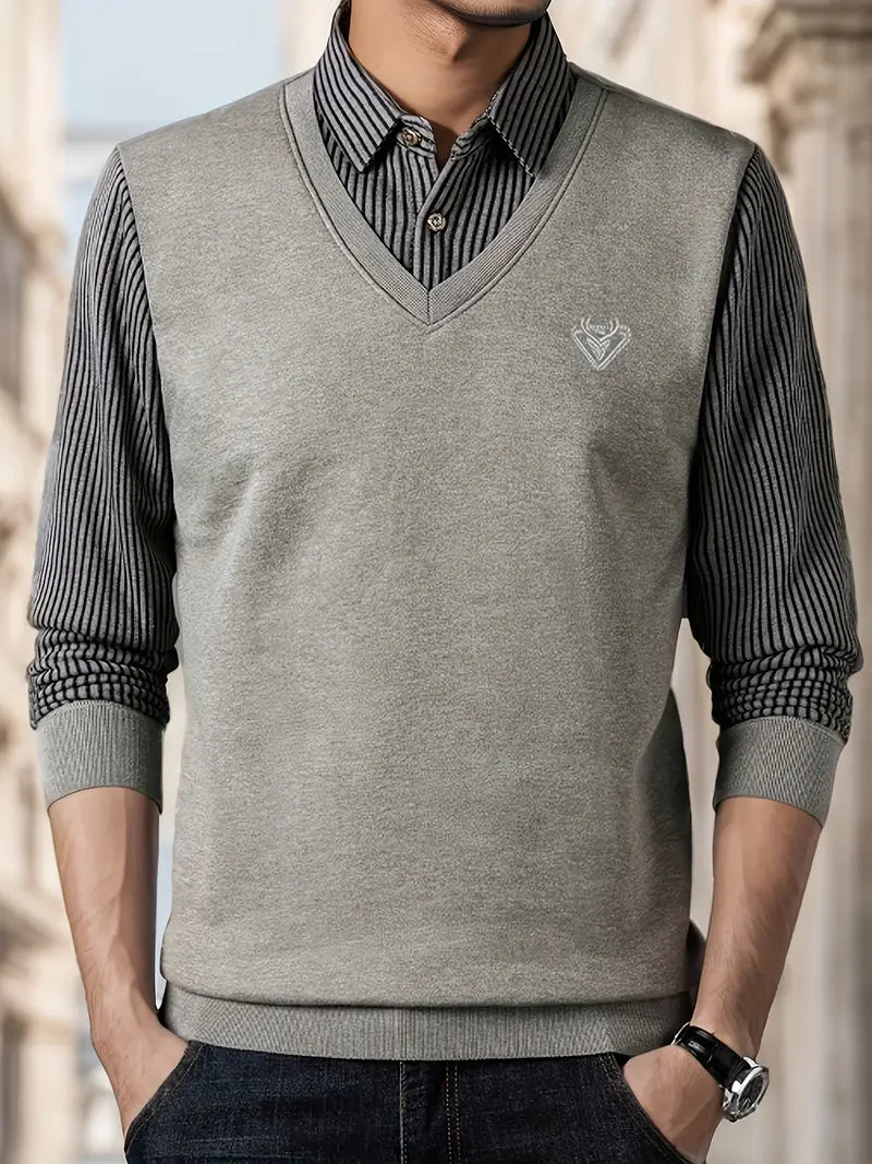 Leroy - Casual Pullover mit langen Ärmeln aus Strick