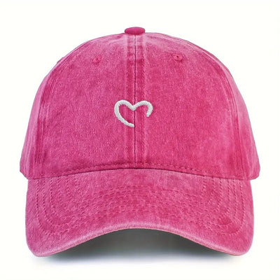 Marlia Bestickte Mütze Mit Herz