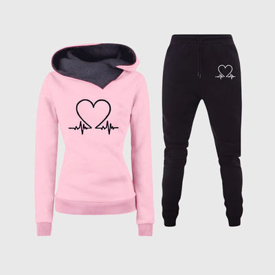 Heartbeat™ Damen Pullover-Jogger-Set