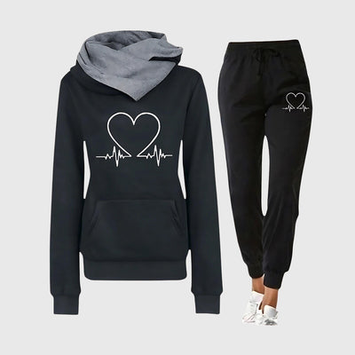Heartbeat™ Damen Pullover-Jogger-Set