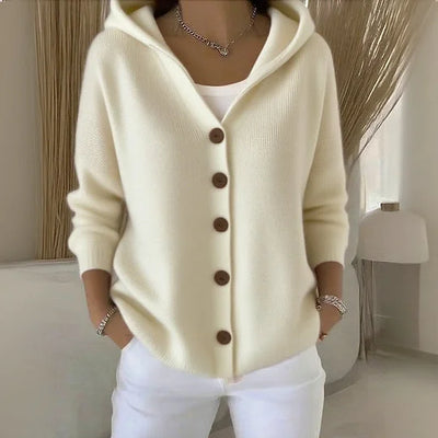 Nylah - Bequeme Langarm Strickjacke