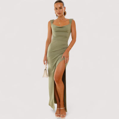 Giorgia™ | Tailliertes Maxikleid