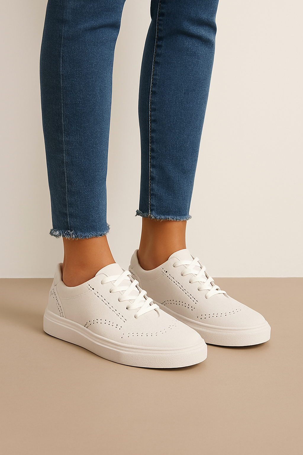 HERBERGER | Damen Sneaker zum Schnüren mit flacher Sohle für Sommer & Freizeit