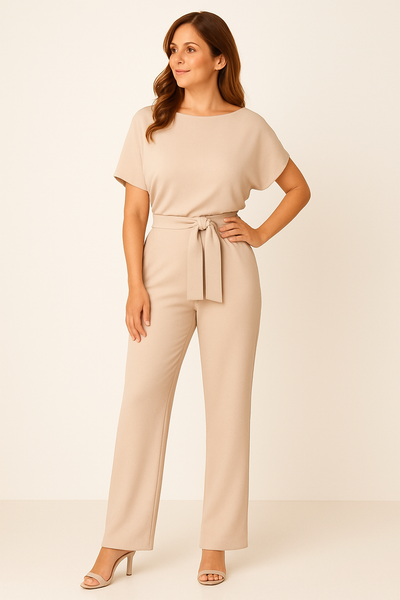 HERBERGER | Damen Jumpsuit luftig-leicht mit weichem Stoff und tailliertem Schnitt