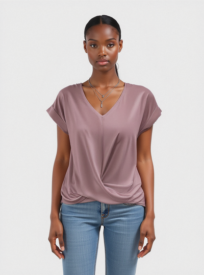 Eloise | Damen T-Shirt mit Herz-Ausschnitt