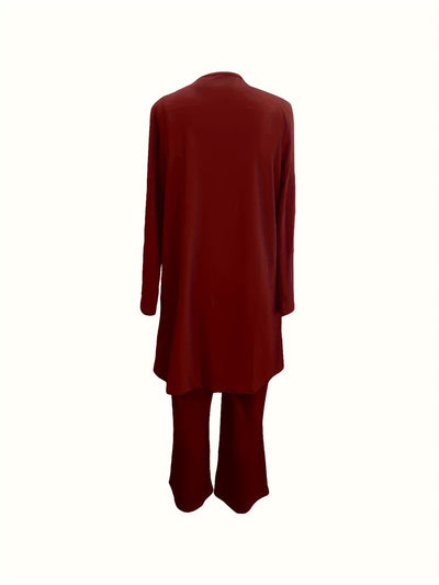 Eva™ | Elegantes Einfarbiges Drei-Teile-Set