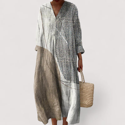 Lene™  | Elegantes Geometrisches Kleid