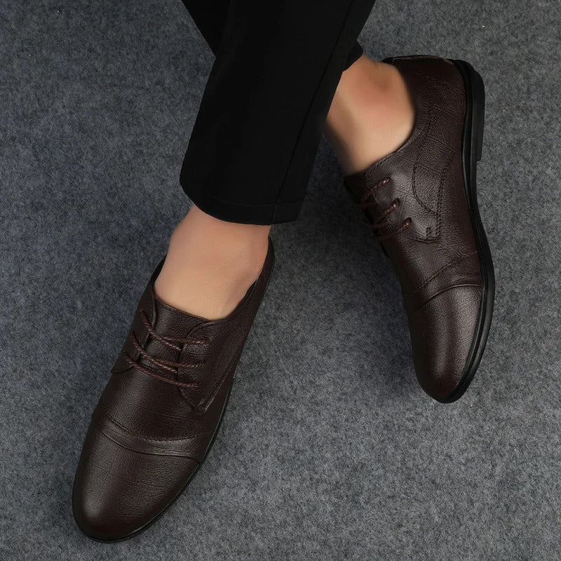 Elegante Leder-Dressschuhe