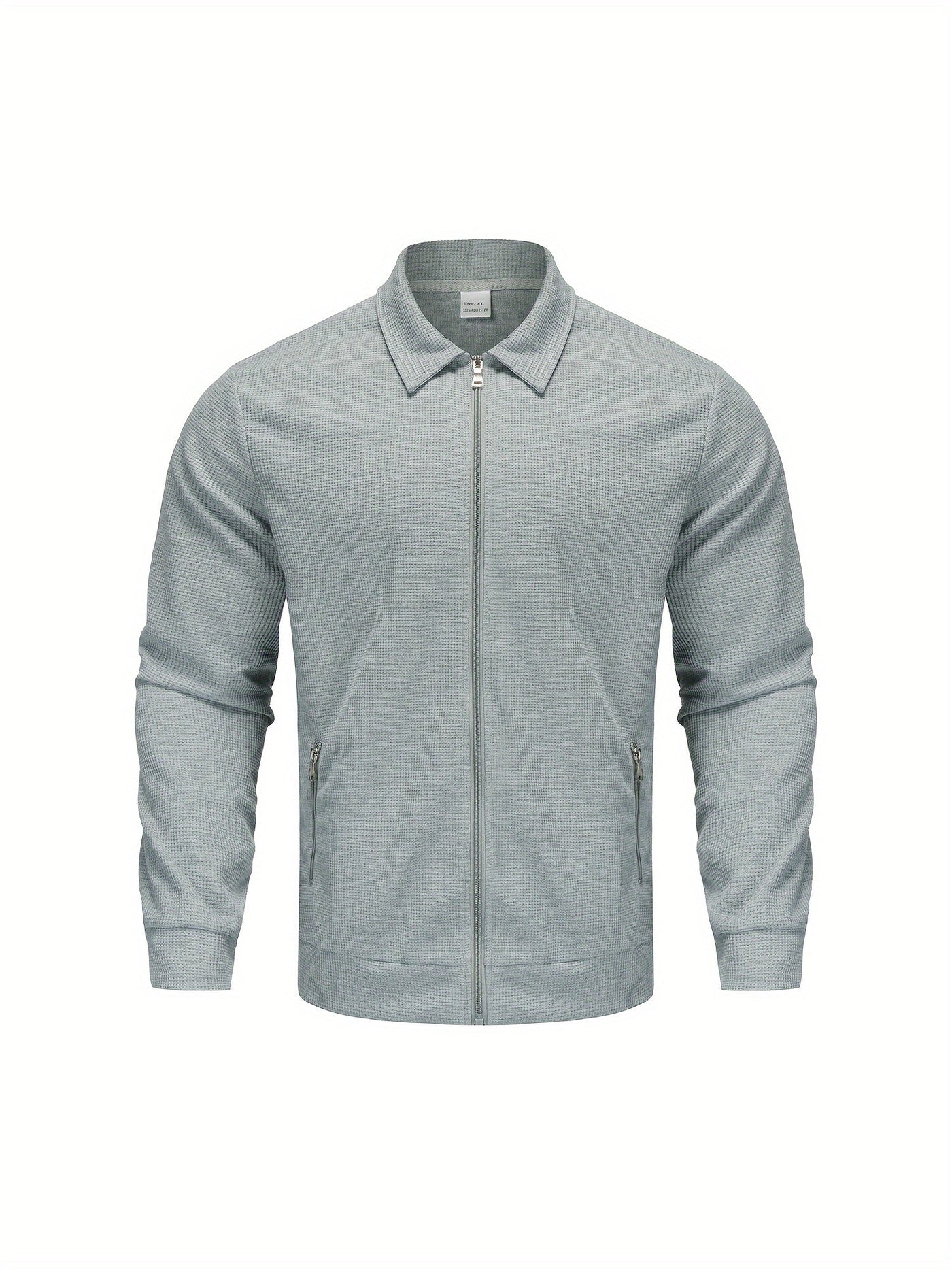 Marvin – Lässige Polyester Jacke Mit Reißverschluss