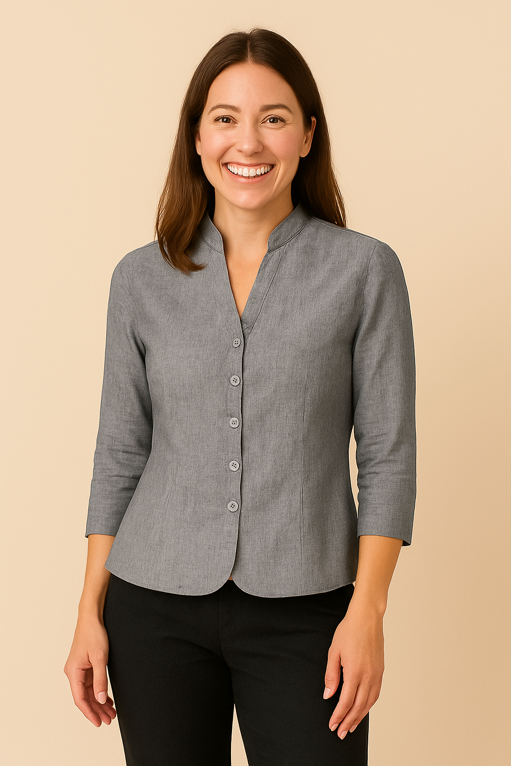 HERBERGER | Damen Blazer im Leinenstil leicht und sommerlich für Büro, Feste & Freizeit