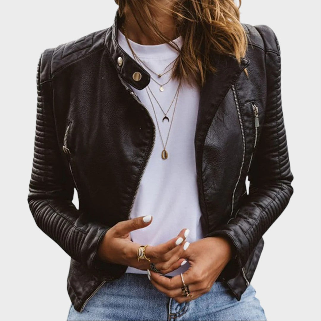 Yara™| Elegante Lederjacke