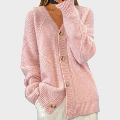 Leni | Strickjacke mit Zopfmuster