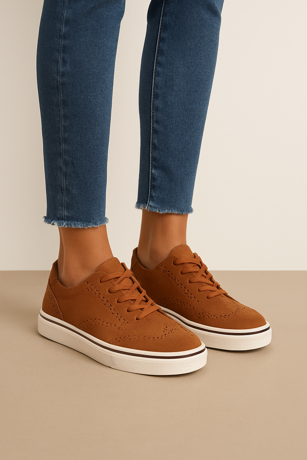 HERBERGER | Damen Sneaker zum Schnüren mit flacher Sohle für Sommer & Freizeit