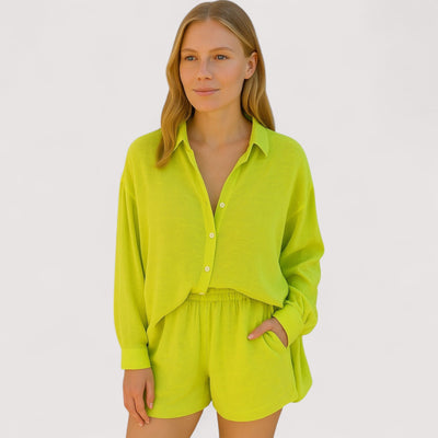 Helene™| Hemd-Shorts-Set