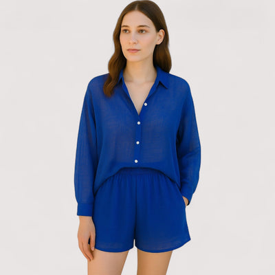 Helene™| Hemd-Shorts-Set